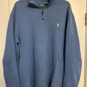 Polo by Ralph Lauren Blue Quarter Zip Sweater